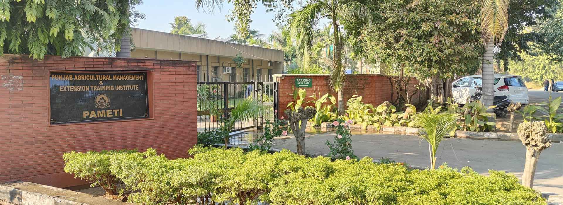 Punjab Agricultural Management and Extension Training Institute (PAMETI)